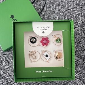 NEW! Kate Spade x Target Mixed Novelty Wine Charm Set BUNDLE FOR MORE SAVINGS